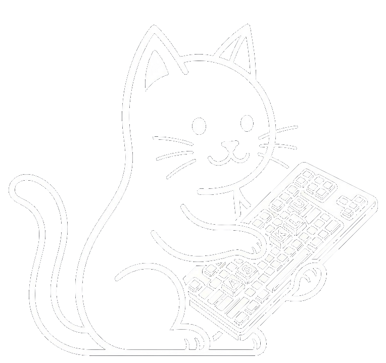 Klaus Kode - cat typing on keyboard